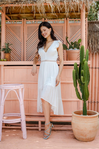 The Drift Dress - White Haven - Sparrow & Finch Boutique