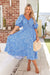 The Eclipse Dress - Blue Orchard - Sparrow & Finch Boutique