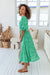 The Eclipse Dress - Green Orchard - Sparrow & Finch Boutique