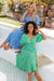 The Eclipse Dress - Green Orchard - Sparrow & Finch Boutique