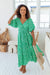 The Eclipse Dress - Green Orchard - Sparrow & Finch Boutique