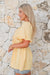 The Eliza Top - Daisy Yellow - Sparrow & Finch Boutique