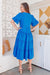 The Elyse Dress - Blue Lapis - Sparrow & Finch Boutique
