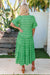 The Elyse Dress - Sensational Green - Sparrow & Finch Boutique
