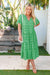 The Elyse Dress - Sensational Green - Sparrow & Finch Boutique