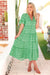 The Elyse Dress - Sensational Green - Sparrow & Finch Boutique