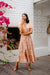 The Ember Dress - Apricot Delight - Sparrow & Finch Boutique