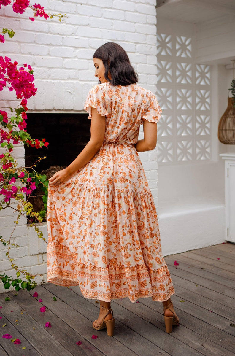 The Ember Dress - Apricot Delight