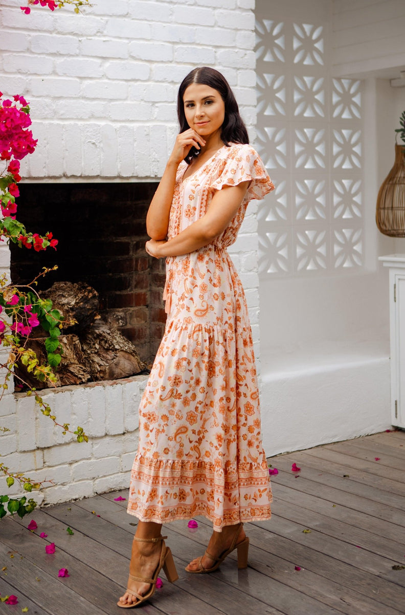 The Ember Dress - Apricot Delight