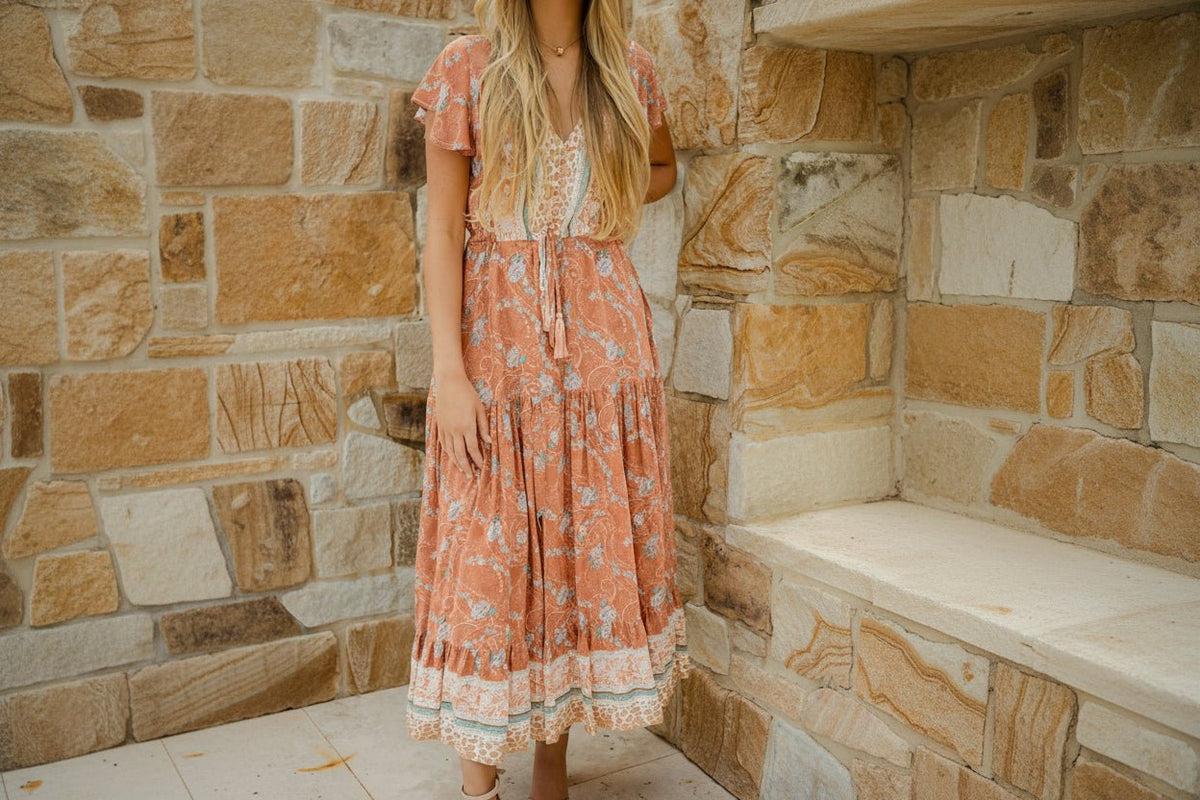 The Ember Dress - Rust