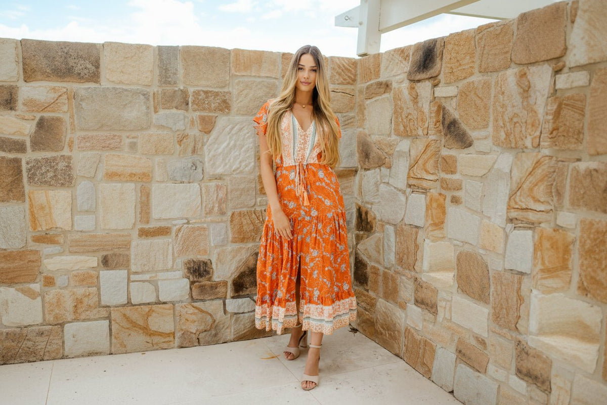 The Ember Dress - Rust