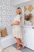 The Emerson Dress - Checkered Sand - Sparrow & Finch Boutique