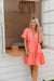 The Emerson Dress - Coral Bloom - Sparrow & Finch Boutique