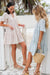 The Emerson Dress - Light Nude Gingham - Sparrow & Finch Boutique