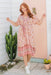 The Enya Dress - Azalea - Sparrow & Finch Boutique