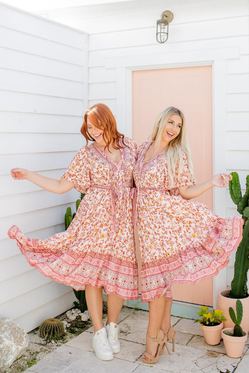 The Enya Dress - Azalea