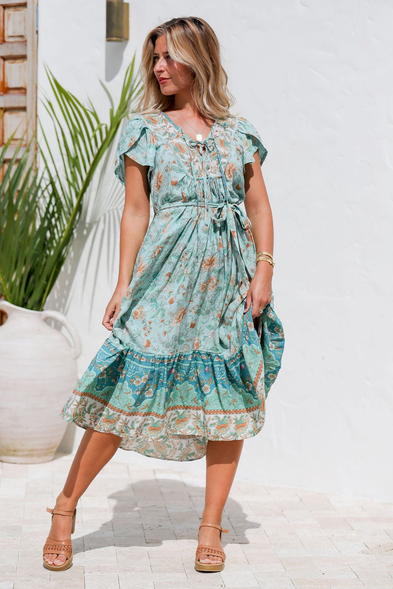 The Enya Dress - Mint
