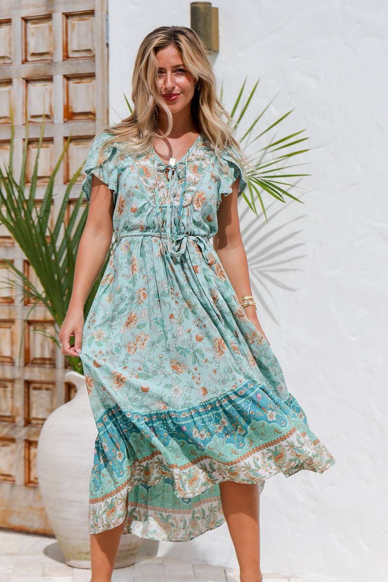 The Enya Dress - Mint