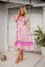 The Enya Dress - Pink & Purple - Sparrow & Finch Boutique