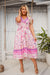 The Enya Dress - Pink & Purple - Sparrow & Finch Boutique