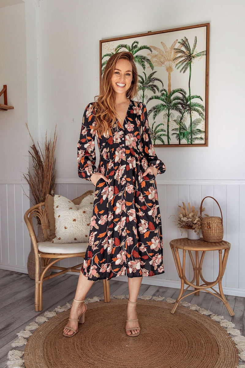 The Eternity Dress - Maple Leaves