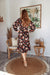 The Eternity Dress - Maple Leaves - Sparrow & Finch Boutique