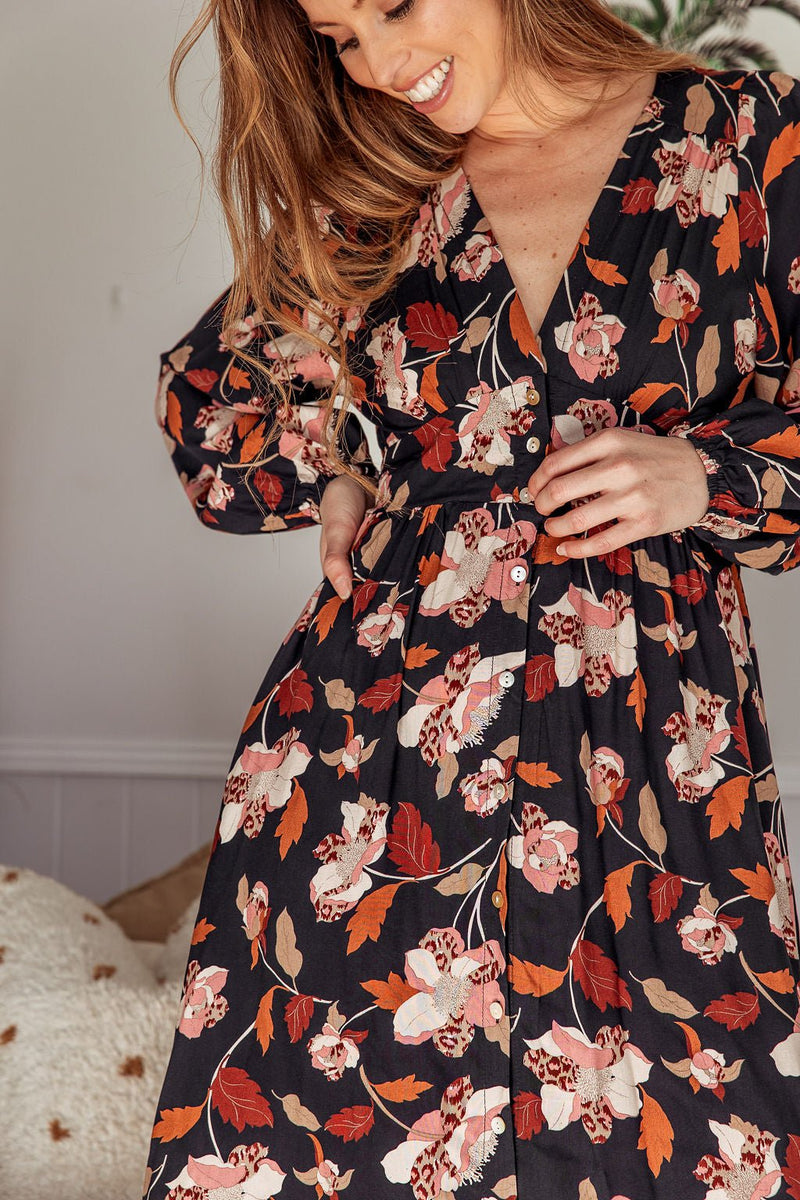 The Eternity Dress - Maple Leaves