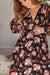 The Eternity Dress - Maple Leaves - Sparrow & Finch Boutique