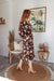 The Eternity Dress - Maple Leaves - Sparrow & Finch Boutique
