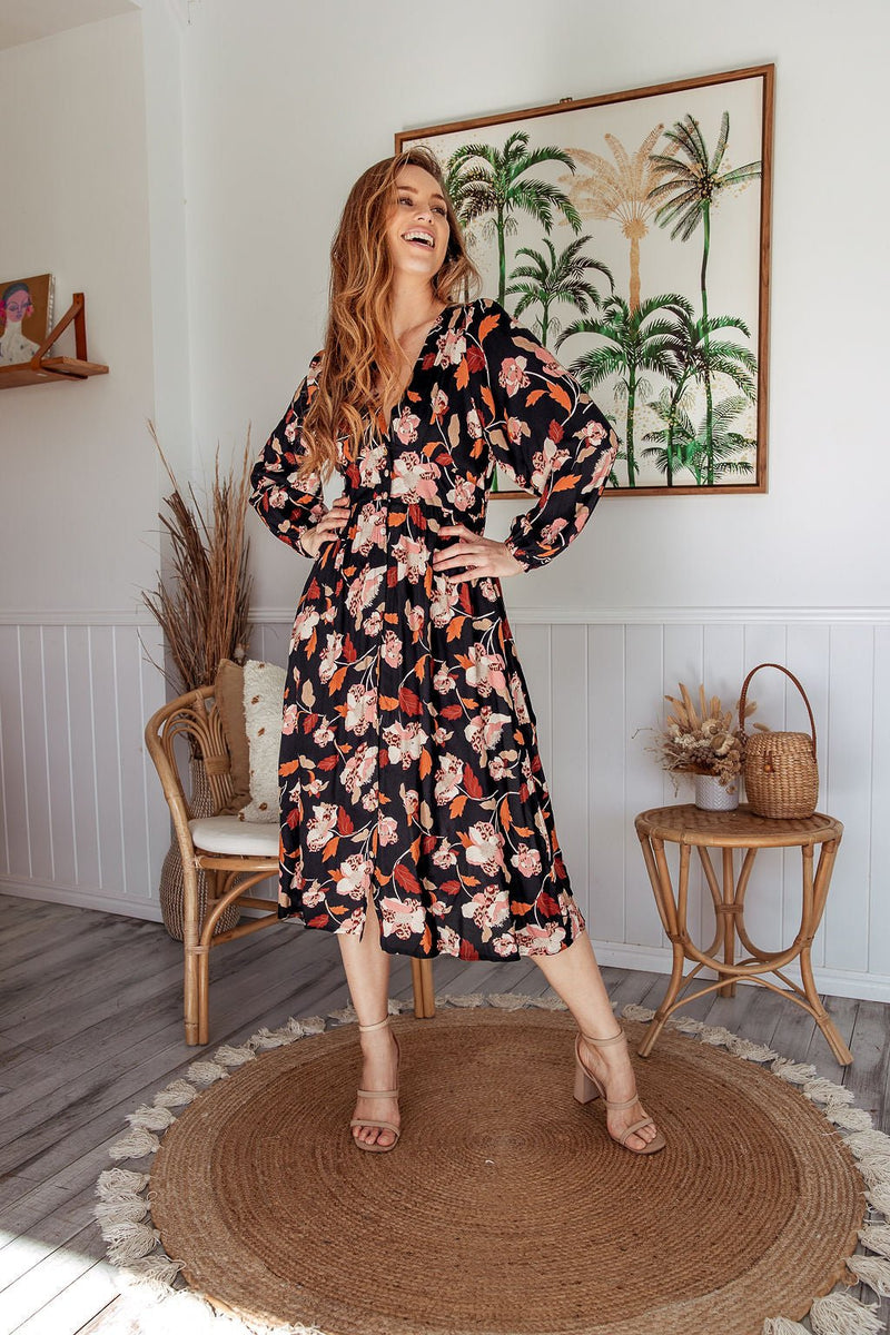 The Eternity Dress - Maple Leaves