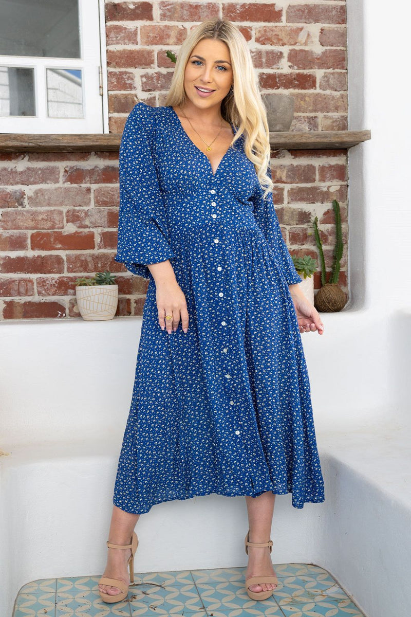 The Eternity Dress - Oxford Blue