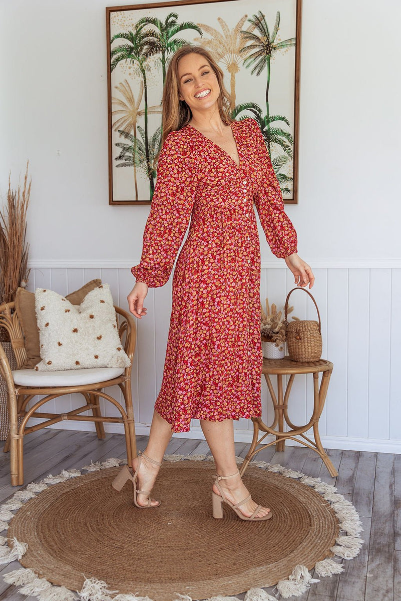 The Eternity Dress - Ruby Garden