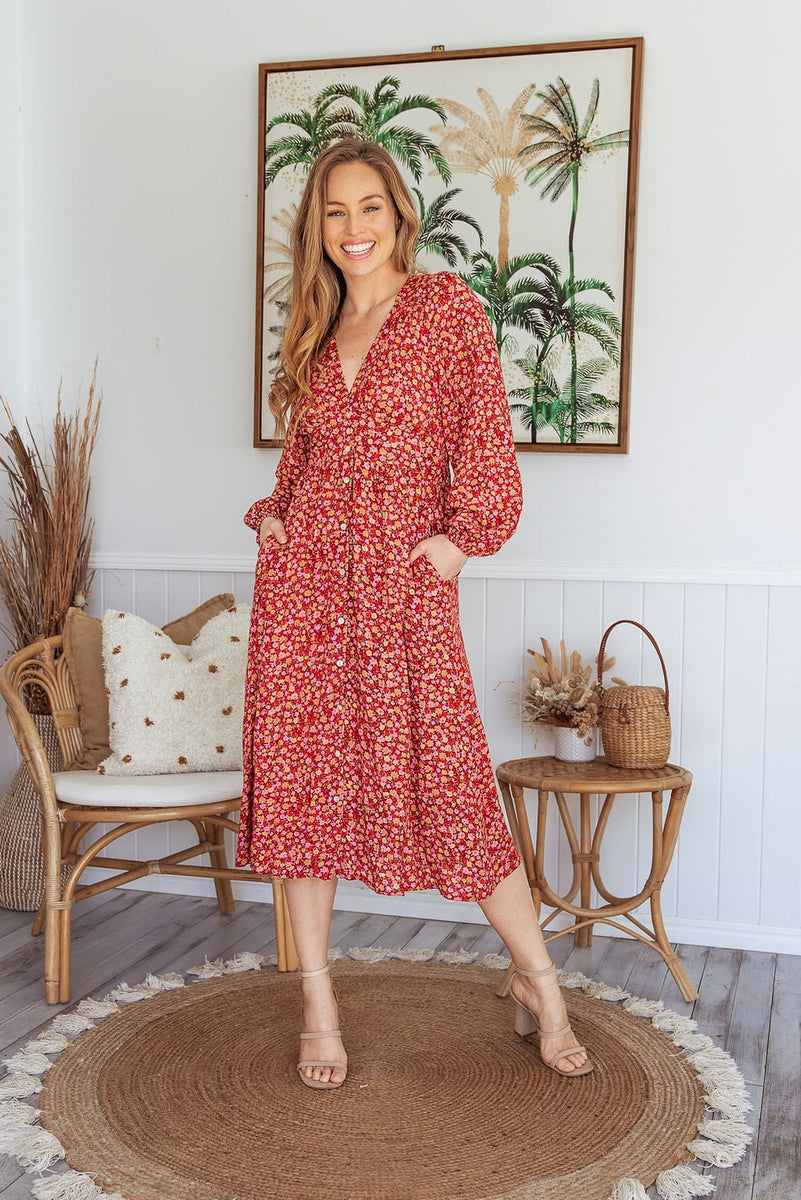 The Eternity Dress - Ruby Garden