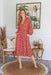 The Eternity Dress - Ruby Garden - Sparrow & Finch Boutique