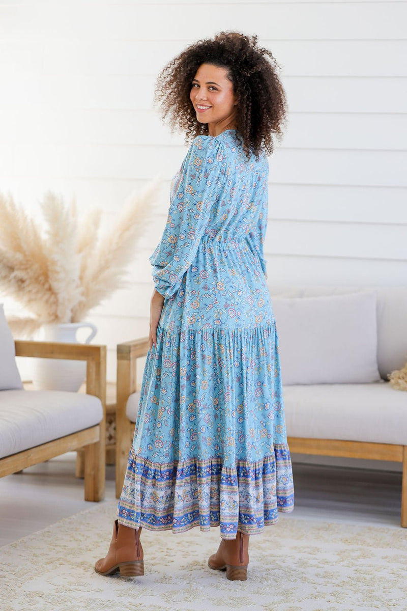 The Evie Dress - Blue Skies