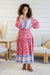 The Evie Dress - Crimson Bloom - Sparrow & Finch Boutique