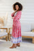 The Evie Dress - Crimson Bloom - Sparrow & Finch Boutique