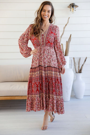 The Evie Dress - Dusty Rose - Sparrow & Finch Boutique