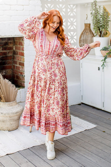 The Evie Dress - Pink Blush - Sparrow & Finch Boutique