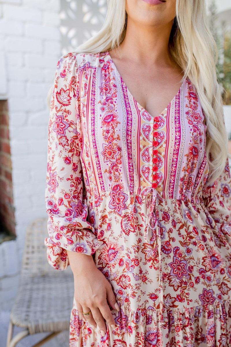 The Evie Dress - Pink Blush