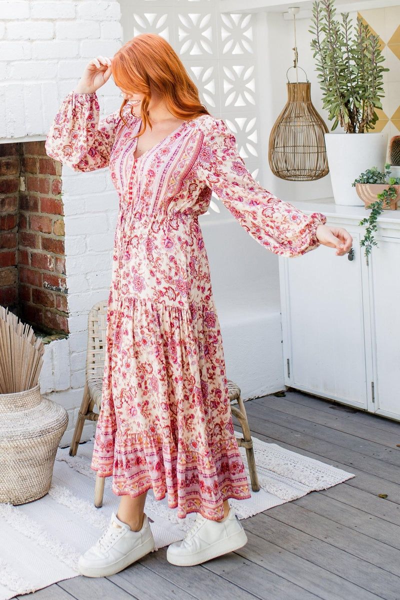 The Evie Dress - Pink Blush