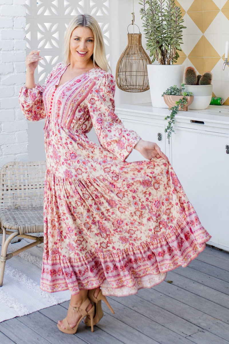 The Evie Dress - Pink Blush
