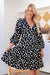 The Finley Dress - Dark Polka Dot - Sparrow & Finch Boutique
