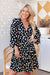 The Finley Dress - Dark Polka Dot - Sparrow & Finch Boutique