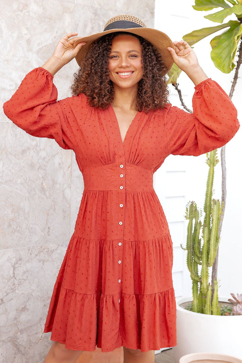 The Finley Dress - Ginger