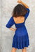 The Flora Dress - Navy Blue - Sparrow & Finch Boutique