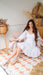 The Flora Dress - White - Sparrow & Finch Boutique