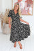 The Freya Dress - Dark Polka Dot - Sparrow & Finch Boutique