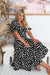 The Freya Dress - Dark Polka Dot - Sparrow & Finch Boutique