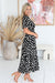 The Freya Dress - Dark Polka Dot - Sparrow & Finch Boutique